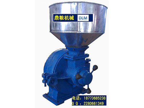 30型磨片式粉碎機、磨粉機磨粉機,磨片式,產量達1000公斤時,粗細可調